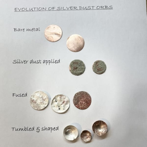 Silver & Copper Orbs